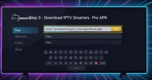 Step 3 – Download IPTV Smarters Pro APK