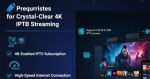 Prerequisites for Crystal-Clear 4K IPTV Streaming
