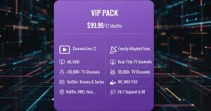 VIP IPTV Smarters Pro Pricing Plans