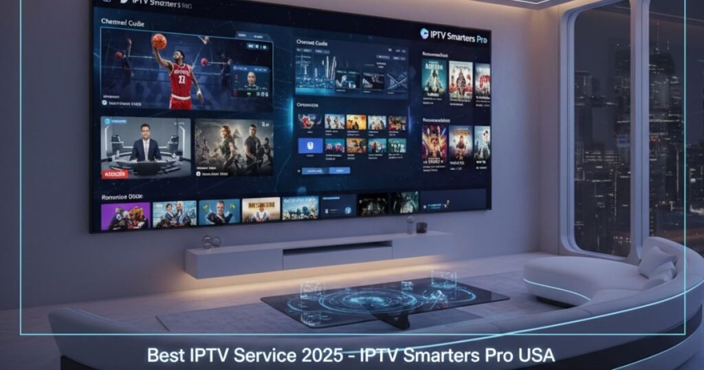 Smart TV streaming 4K channels on IPTV Smarters Pro – Best IPTV Service 2025